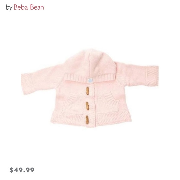 Beba Bean knit cardigan with hood 6-12 months - Picture 3 of 5
